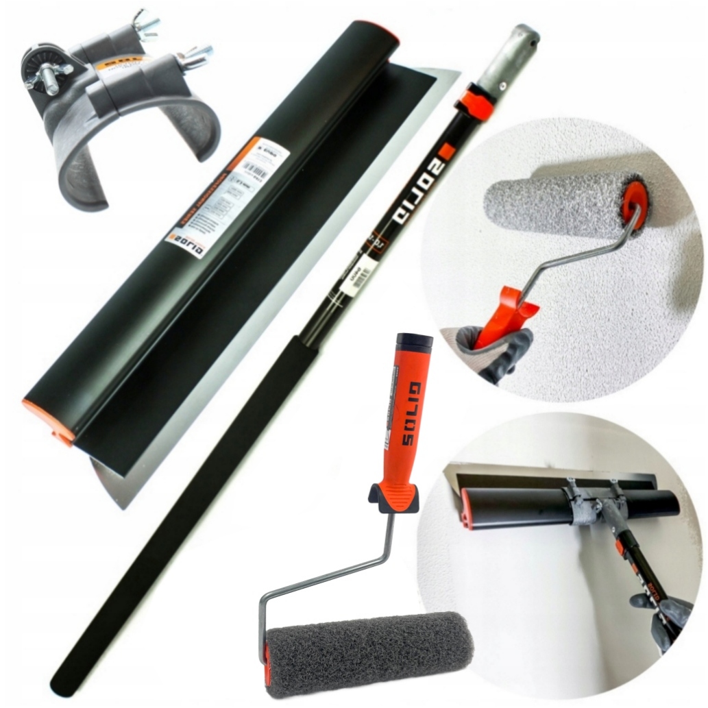 Solid Szapchla Fasádní Špachtle 650 cm Teleskopická Tyč Váleček Na Hladítko Arpon