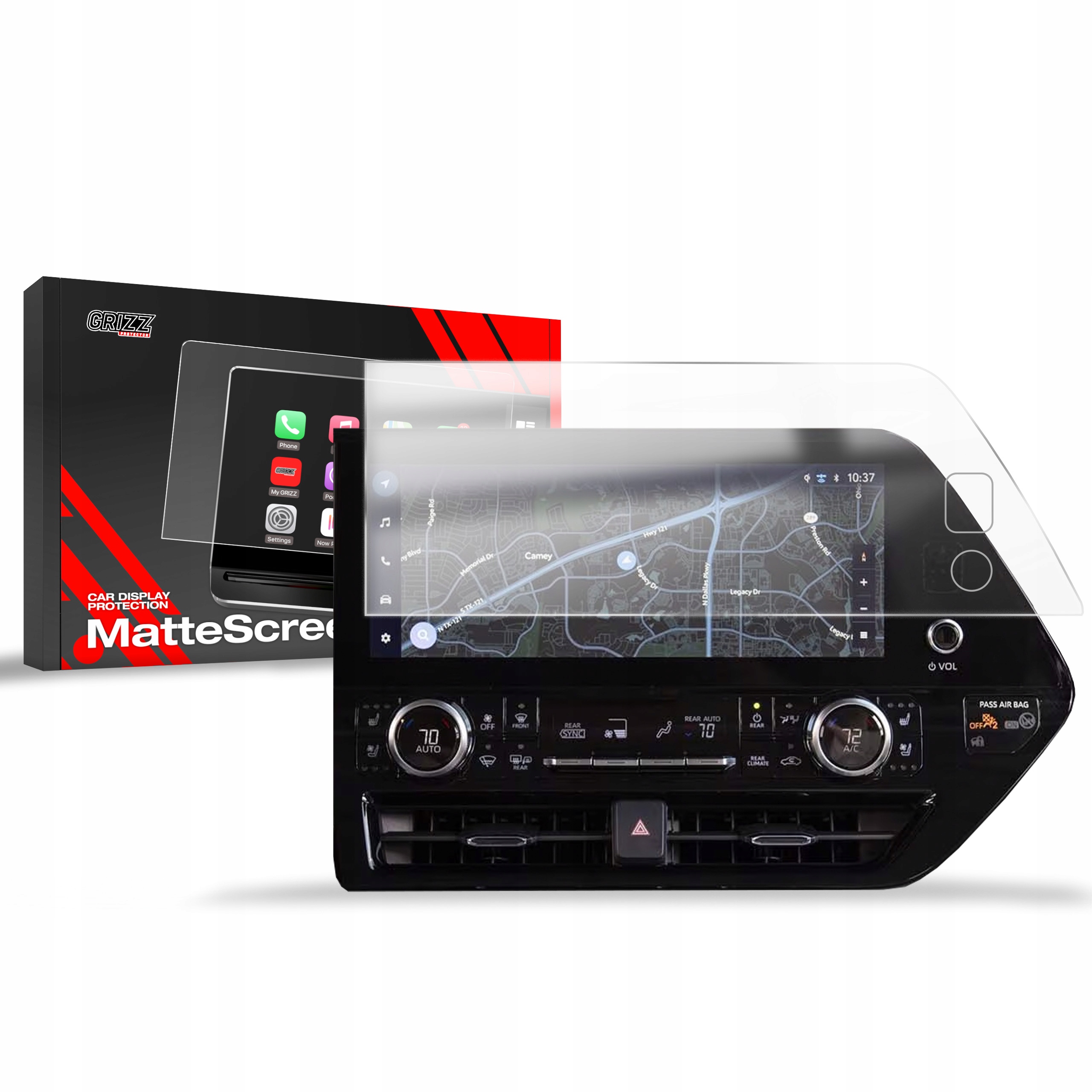 Folia Antyodciskowa do Toyota Highlander 4 12,3" (2023-2025)