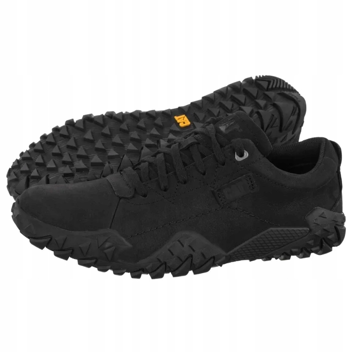 Kožené boty Pánské Polobotky Caterpillar Girdlock P726601 Black Černé