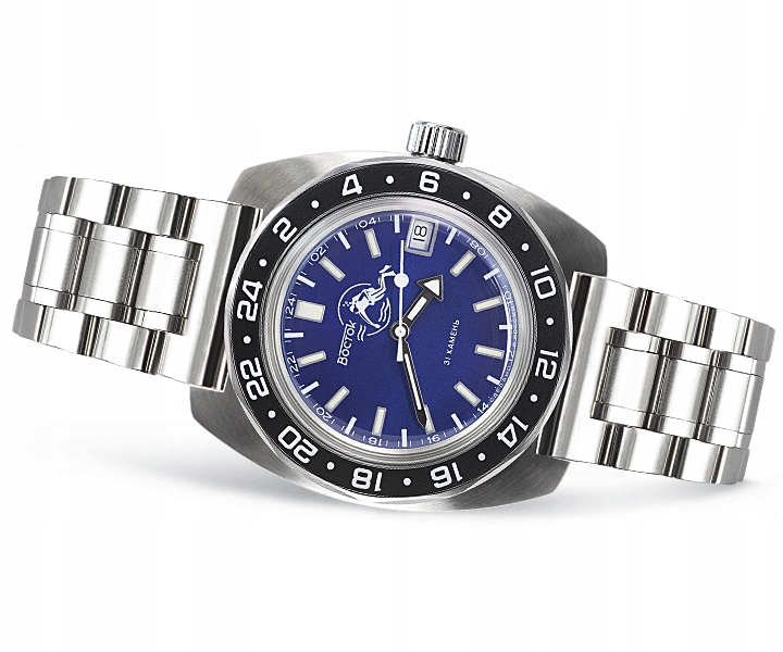 Zegarek Vostok Automatik Diver 24-godzinny Amphibia 17004B