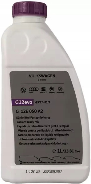 OE VAG PŁYN CHŁODNICZY G12EVO GOTOWY 2L