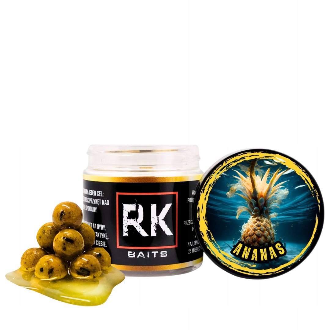 Kulki proteinowe Rk Baits Ananas Burn Hookers 12mm 125ml