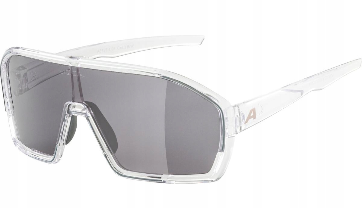 Alpina Bonfire Transparent 2025 cyklistické brýle průhledné lesklé/černé Os