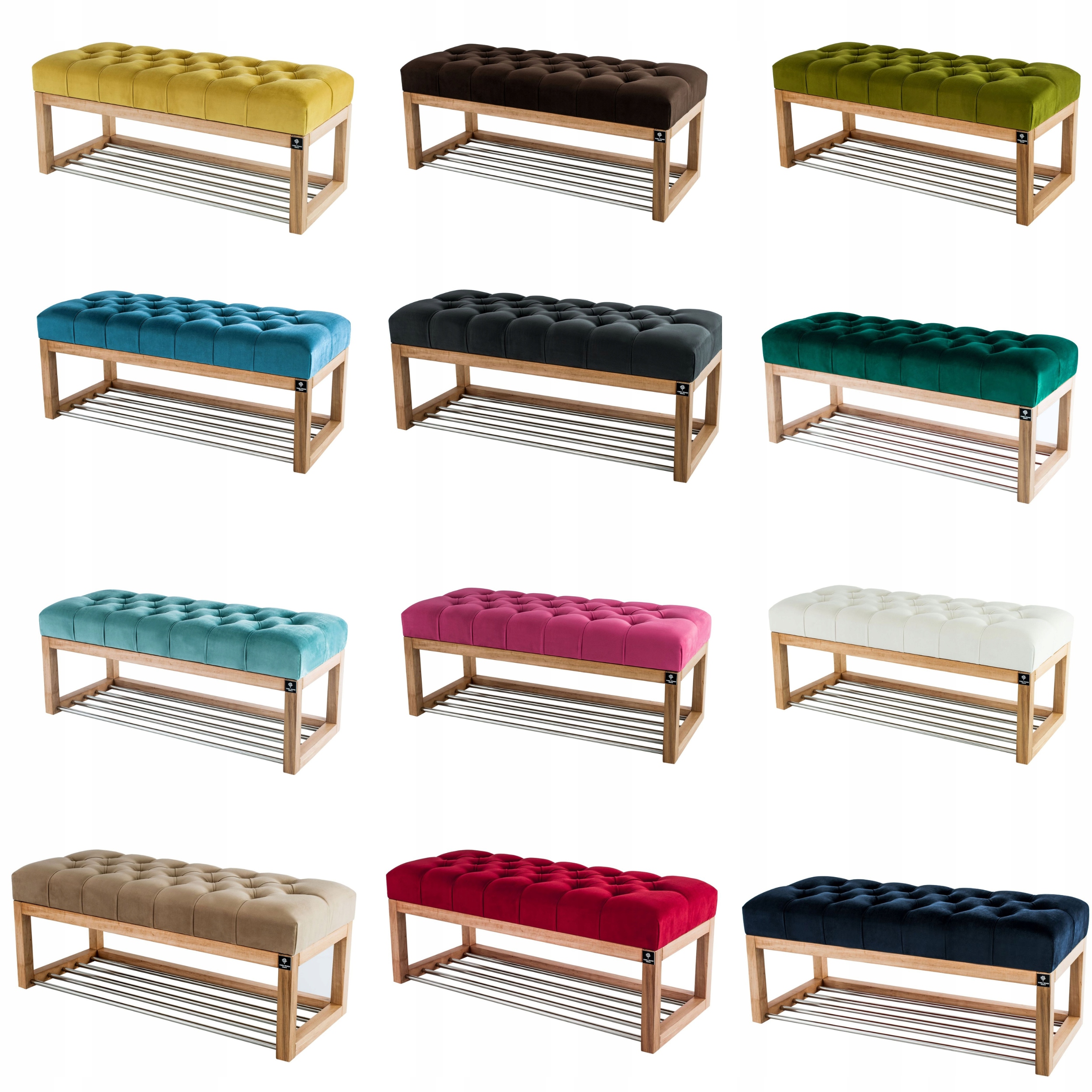 60 Producent Ławka Pikowana Kolory EMRA WOOD LPP-4