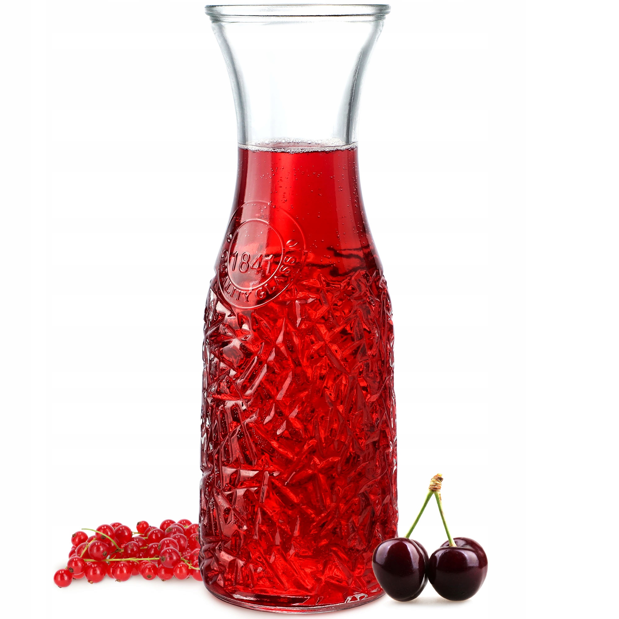 

Kadax Karafka Na Wodę 1L Szklana Do Soku Napojów