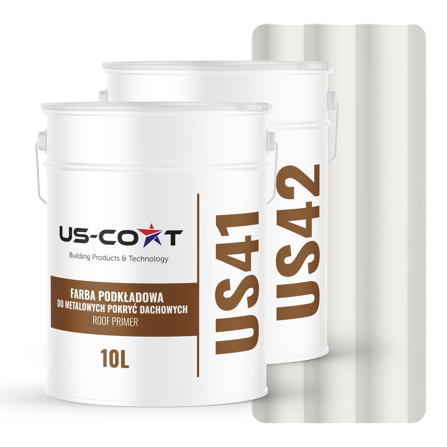 Farba Na Kovové Strechy Podložka Biela Cestná RAL9016 74 m2 Lesk