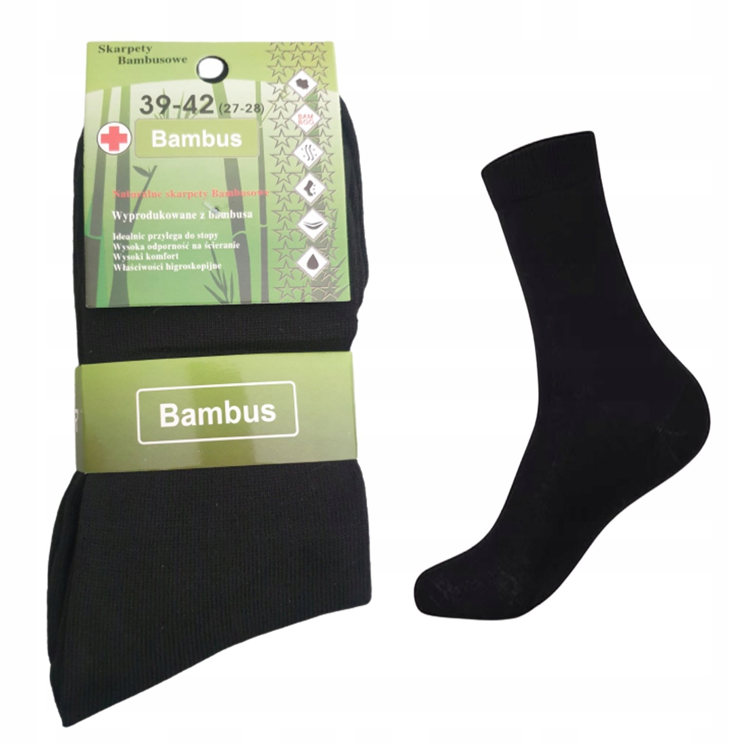 

Polskie Skarpety Męskie Bambusowe rozmiar 43-46