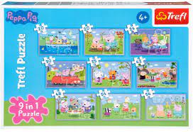 

Puzzle Trefl Świnka Peppa 9w1 90375