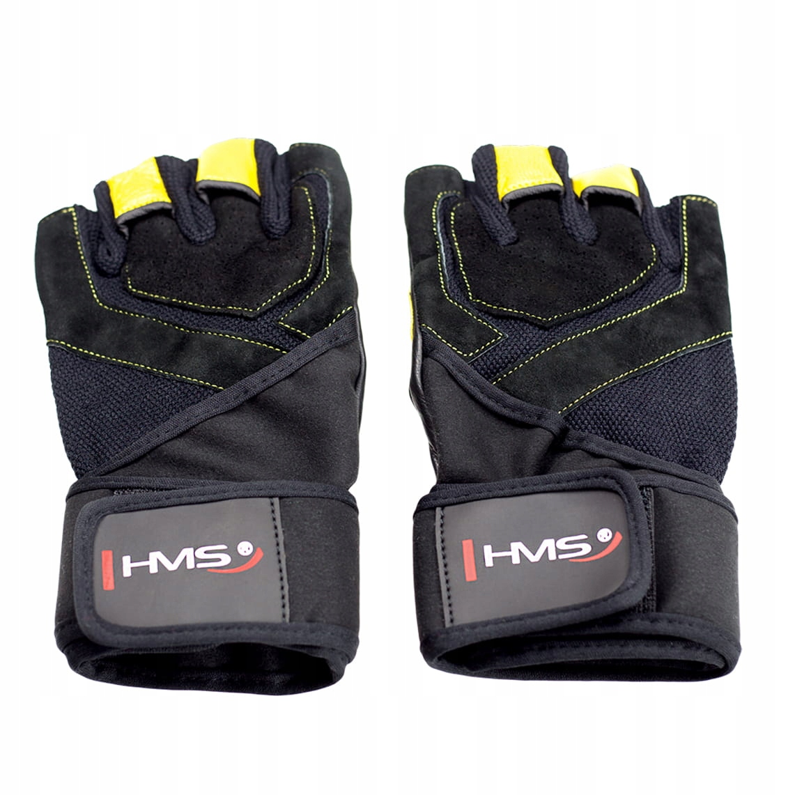 Rękawice Treningowe Hms RST01 Męskie XXL Czarno-żółte Siłownia