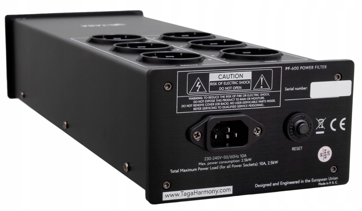 TAGA Harmony PF-600 2022 FILTR ZASILANIA EAN (GTIN) 5907529260319