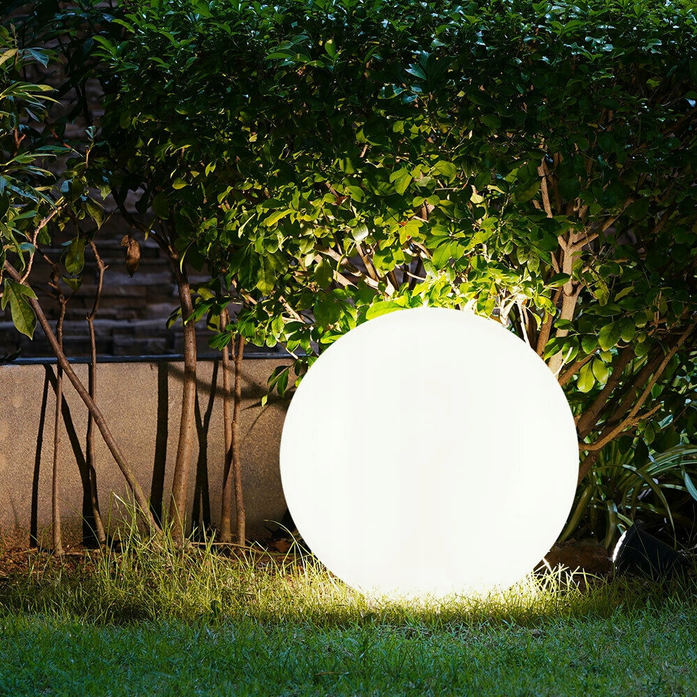 Lampa ogrodowa Kula solarna LED 25 cm wbijana naziemna SuperLED Liczba sztuk 1 szt.