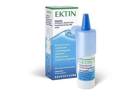 

Ektin Krople nawilżające do oczu 10 ml