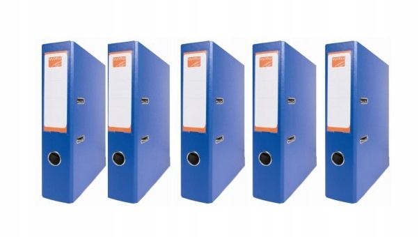 Segregator biurowy 75 mm/A4 - CIEMNONIEBIESKI 5szt