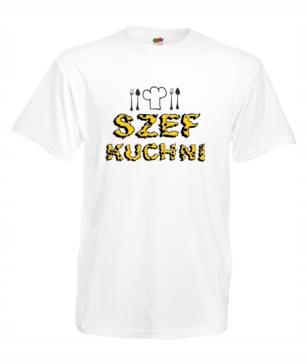 

XL Koszulka Męska Kucharz Szef Kuchni Gotowanie