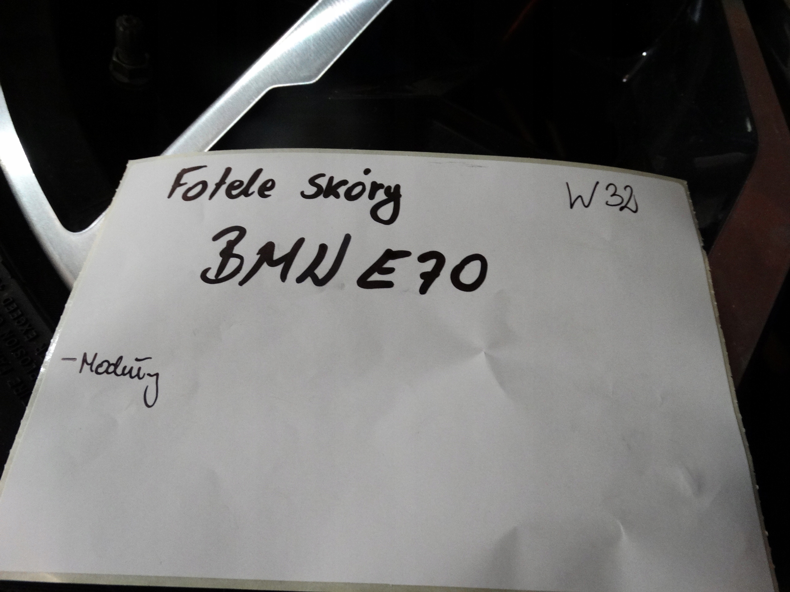 SIÈGES MODULY KPL. BMW X5 E70 1