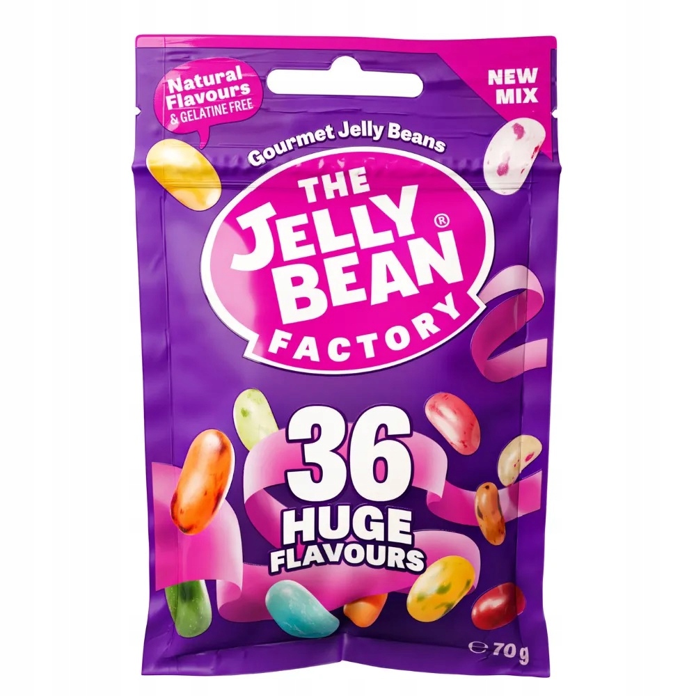ŻELKI FASOLKI JELLY BEAN FACTORY 36 SMAKÓW 70g 13883012229 Allegro.pl