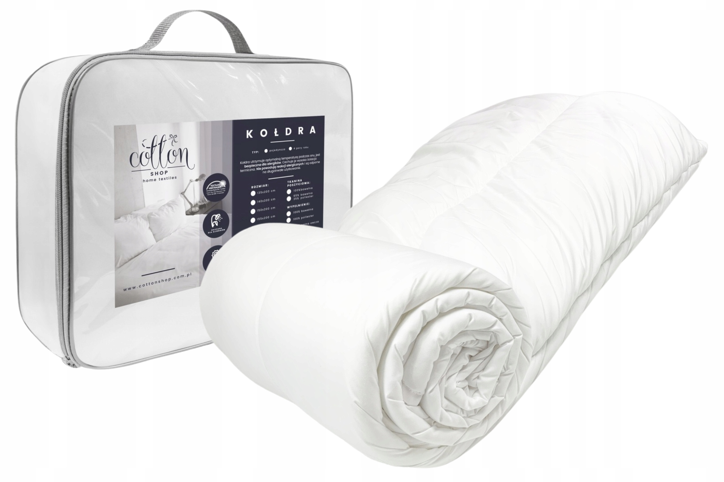 Antialergická přikrývka 4 roční období Golden Line 150 x 200 cm. Polsko