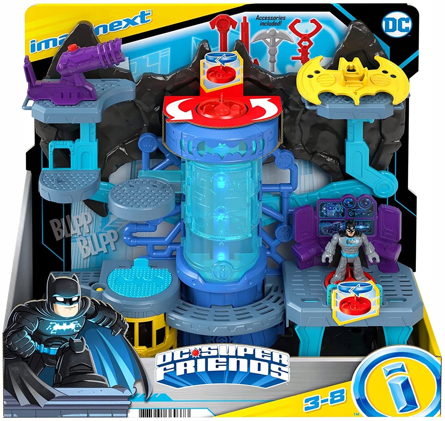 Imaginext Bat-tech Batcave Twierdza Batmana Baza GYV24