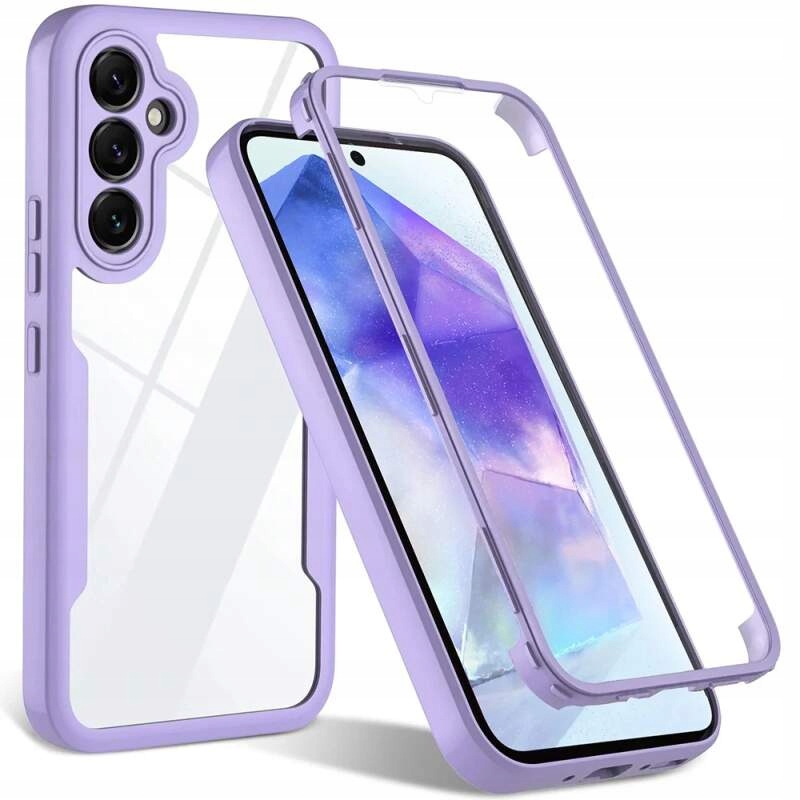 Techsuit ColorVerse 360 ochrona etui do Samsung Galaxy A35 5G fioletowy
