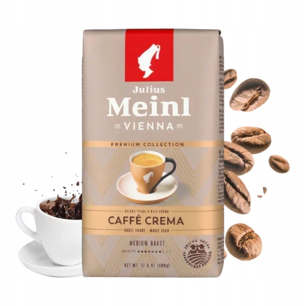 Levně Vídeňská Káva zrnková káva Julius Meinl Cafe Crema 1000 g