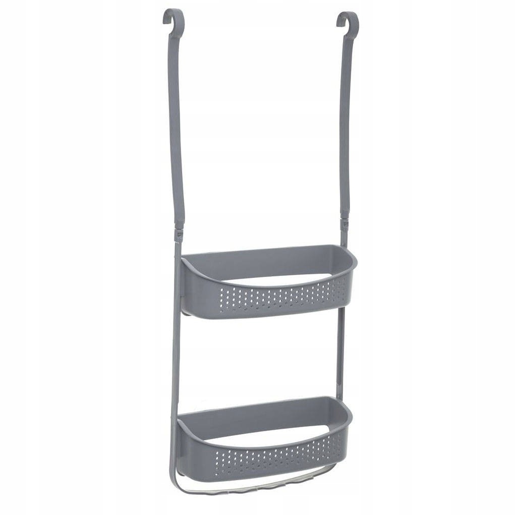 

Półka Łazienkowa Na Przyssawki 2 poziomy szara