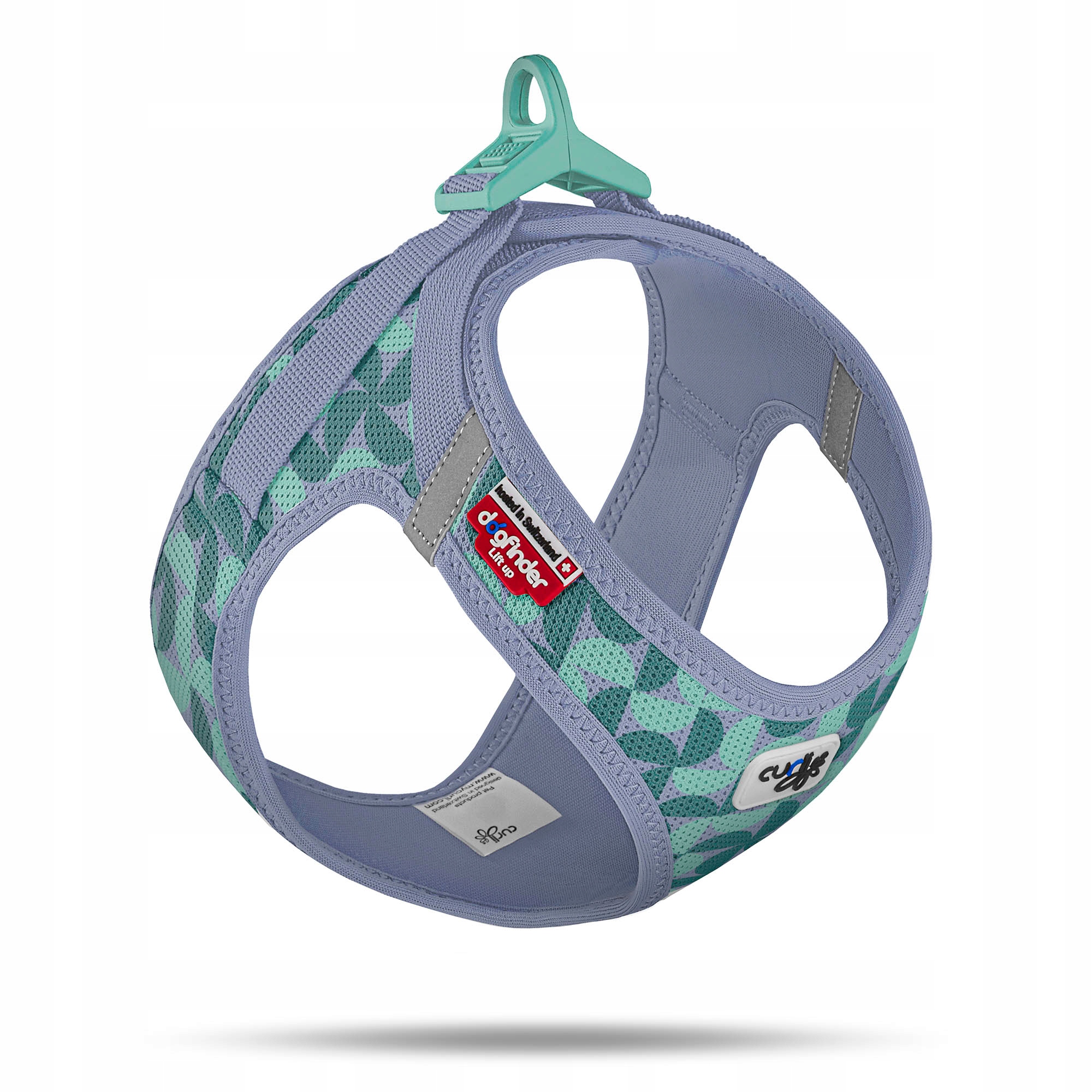 Curli Szelki Clasp Air Mesh Semi Circle Blue 3XS