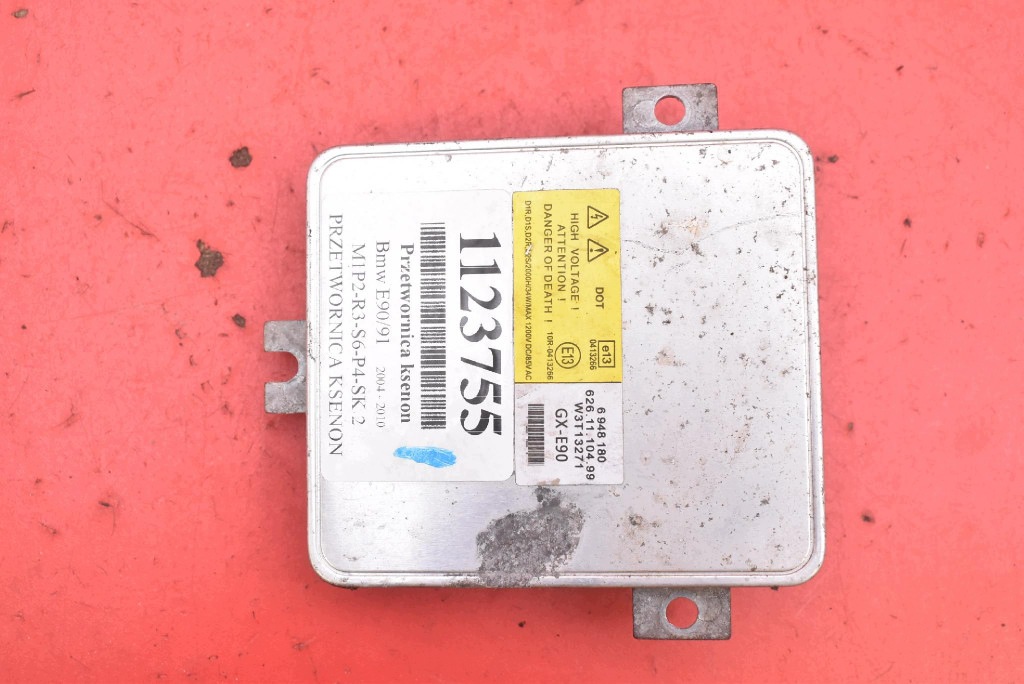 control unit XENON KSENON 6948180 W3T13271 BMW E90 E91 04-10