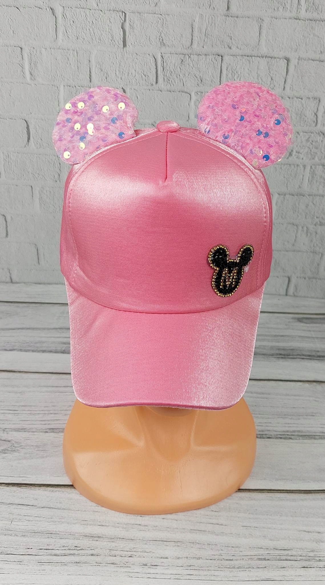 CZAPKA Z DASZKIEM DZIEWCZĘCA USZY 50-55 RÓŻ Marka Inna marka