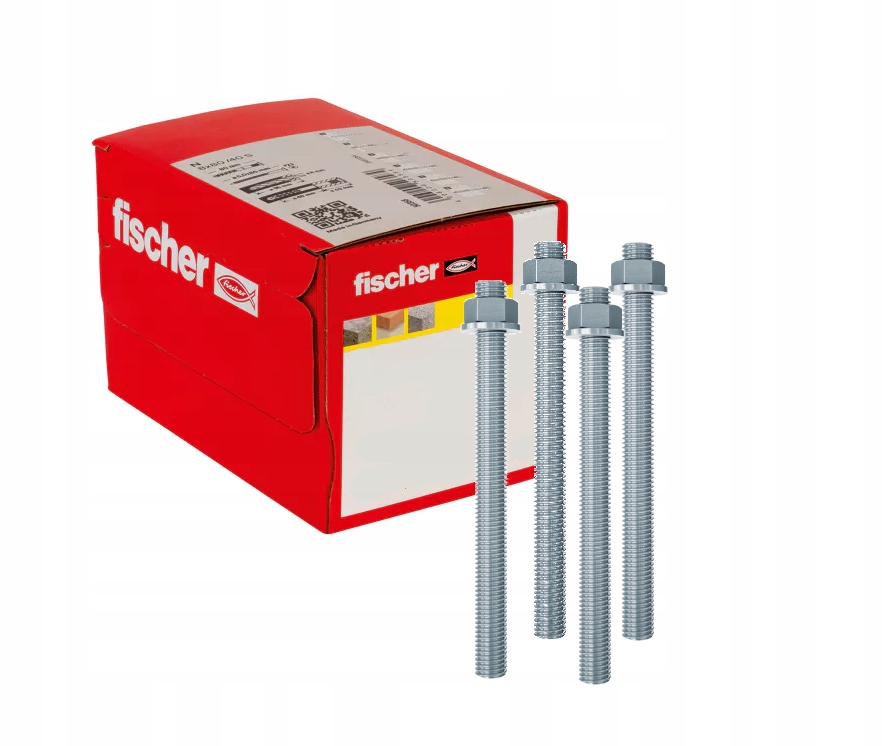 Fischer závitová tyč Fis A M8 x 130 gvz ocel pozinkovaná 8.8 10 Ks