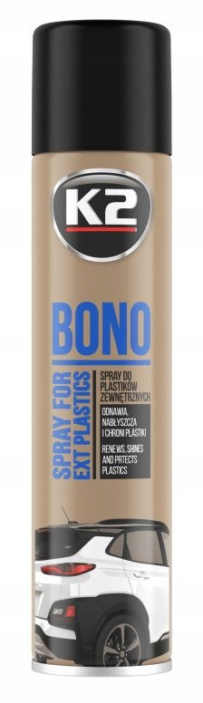 Czernidło do plastików zewnętrznych K2 Bono Spray