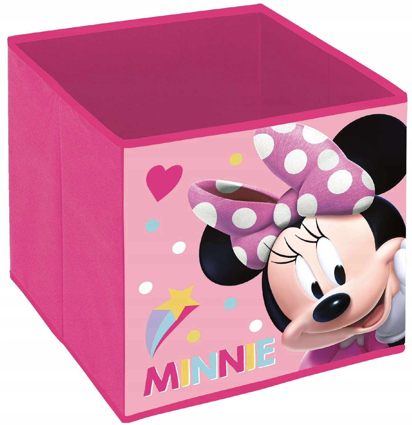 

Materiałowy Pojemnik Na Zabawki Myszka Minnie