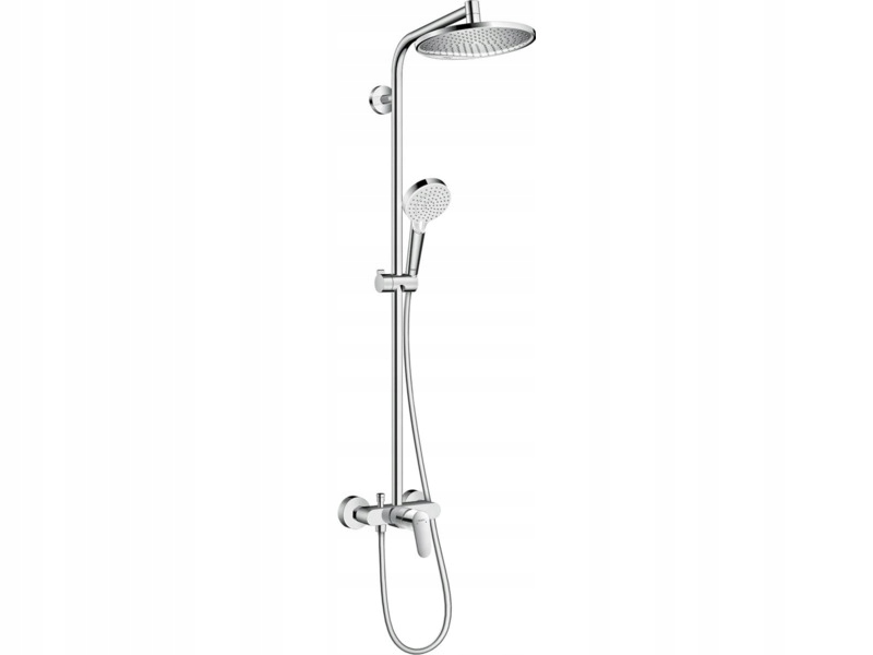 Zestaw prysznicowy natynkowy Hansgrohe Crometta S z deszczownicą