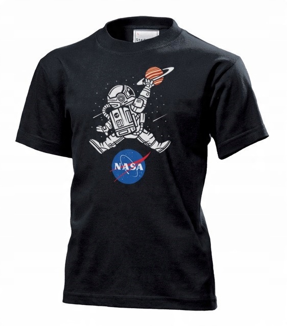 

Koszulka dziecięca Kosmiczna koszykówka Nasa S