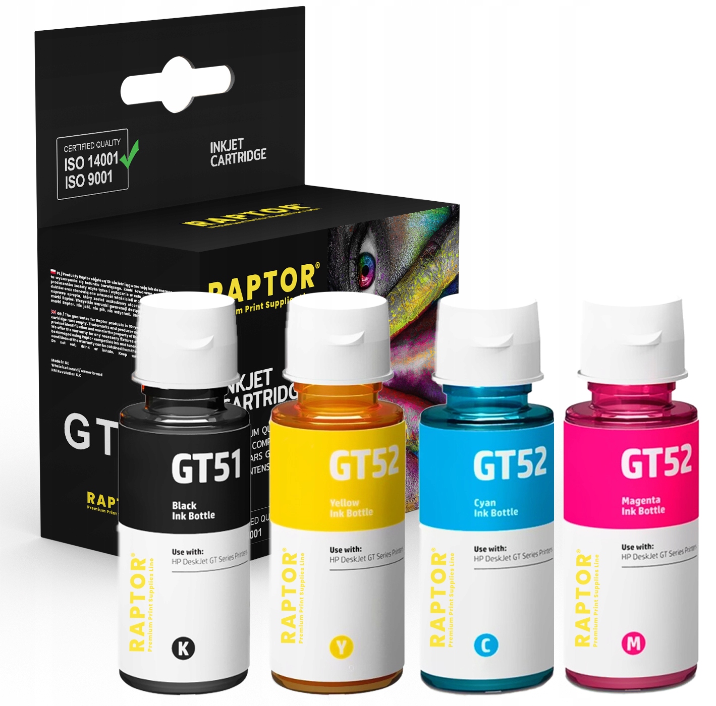 

4x Tusz do Hp Smart Tank 500 513 515 518 519 530