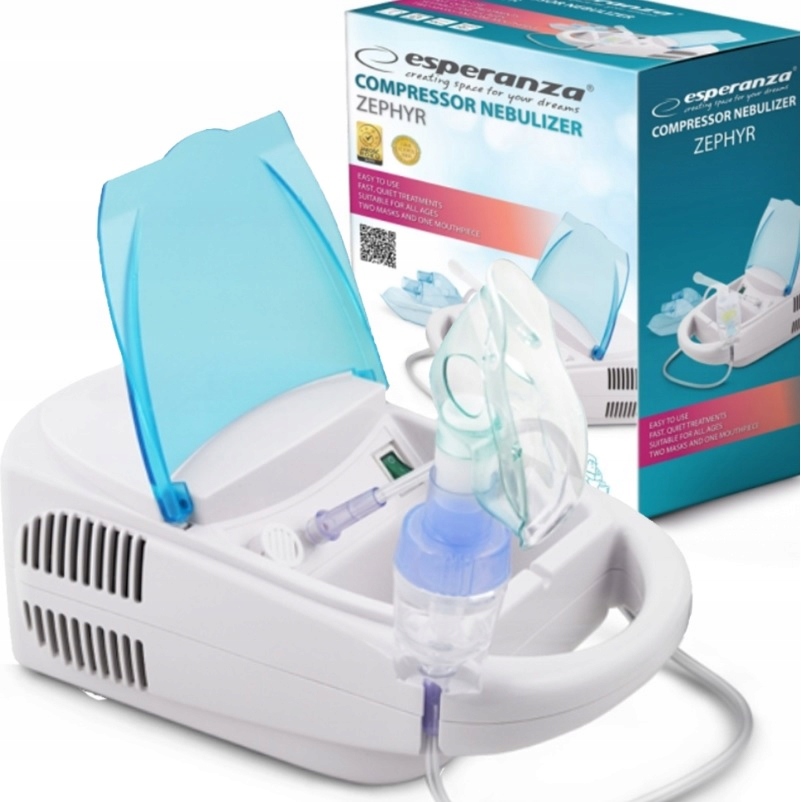

Inhalator Nebulizator Kompresorowy 2xMASKA