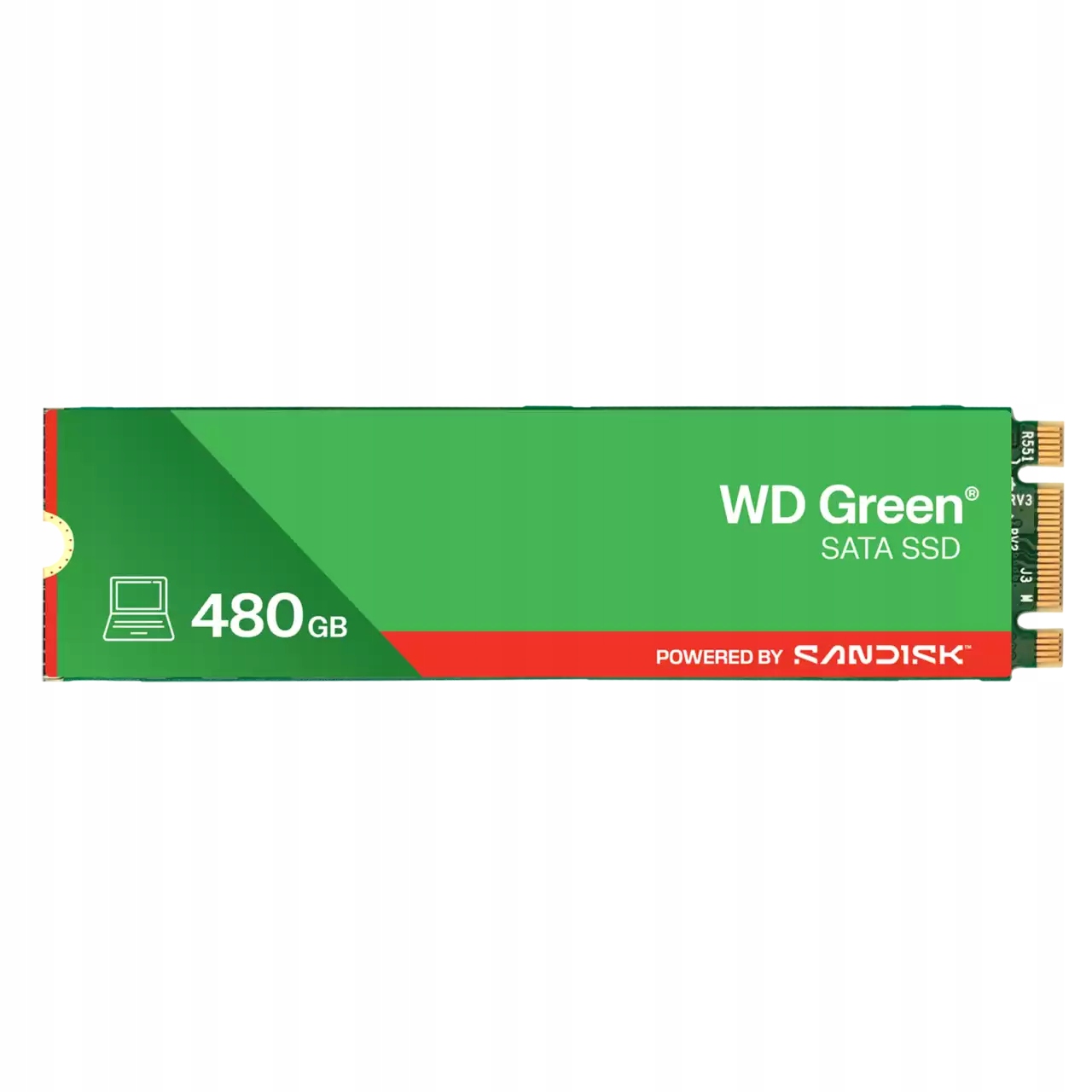 Wd Green Powered By SANDISK/480GB/SSD/M.2 SATA/3R