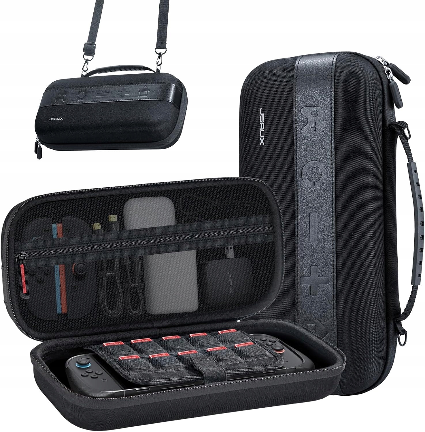 Twarde Pancerne Etui Podróżne Case do Nintendo Switch 2 2025 20 Slotów Gry