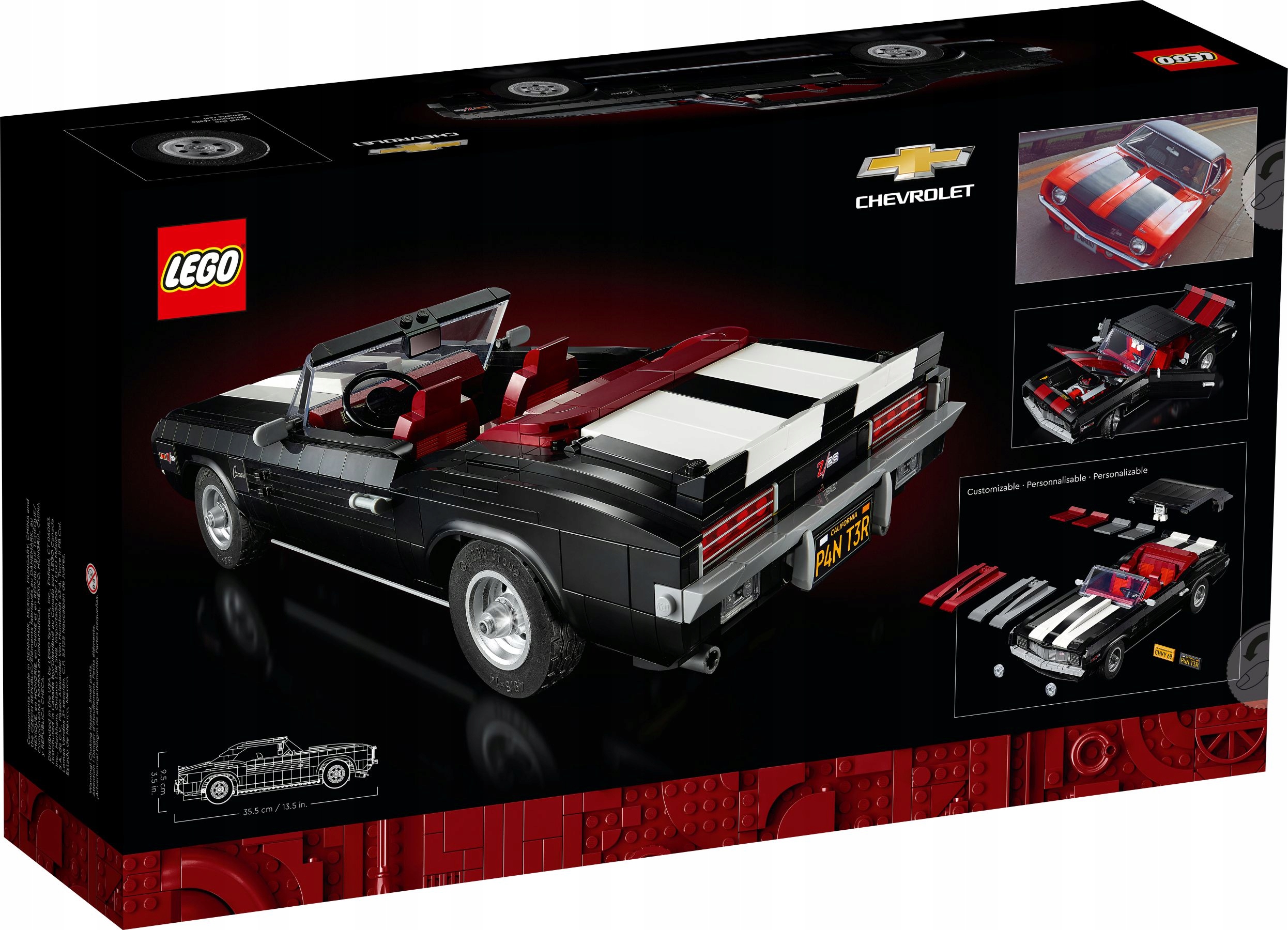 LEGO 10304 ICONS - Chevrolet Camaro Z28 - NOWY Certyfikaty, opinie, atesty CE