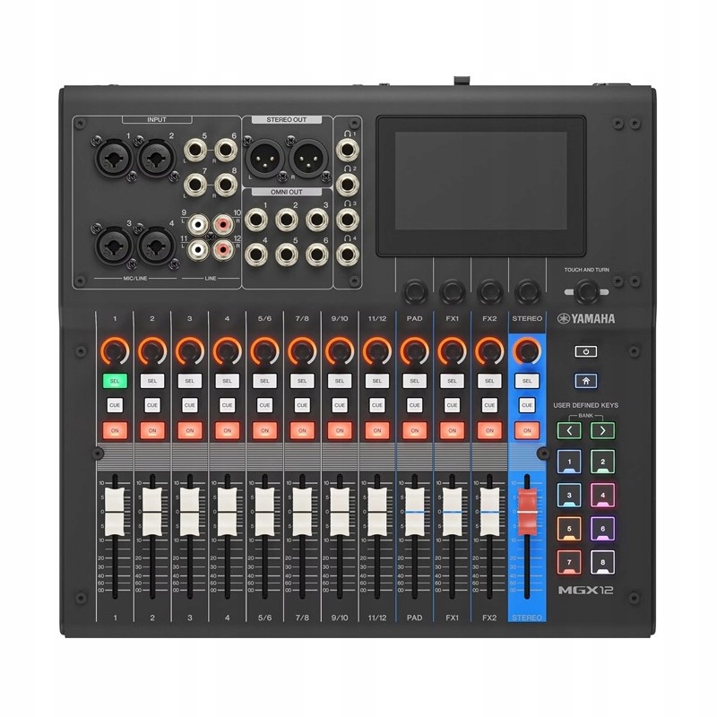 Yamaha MGX12 black Mikser cyfrowy konsoleta mikserska