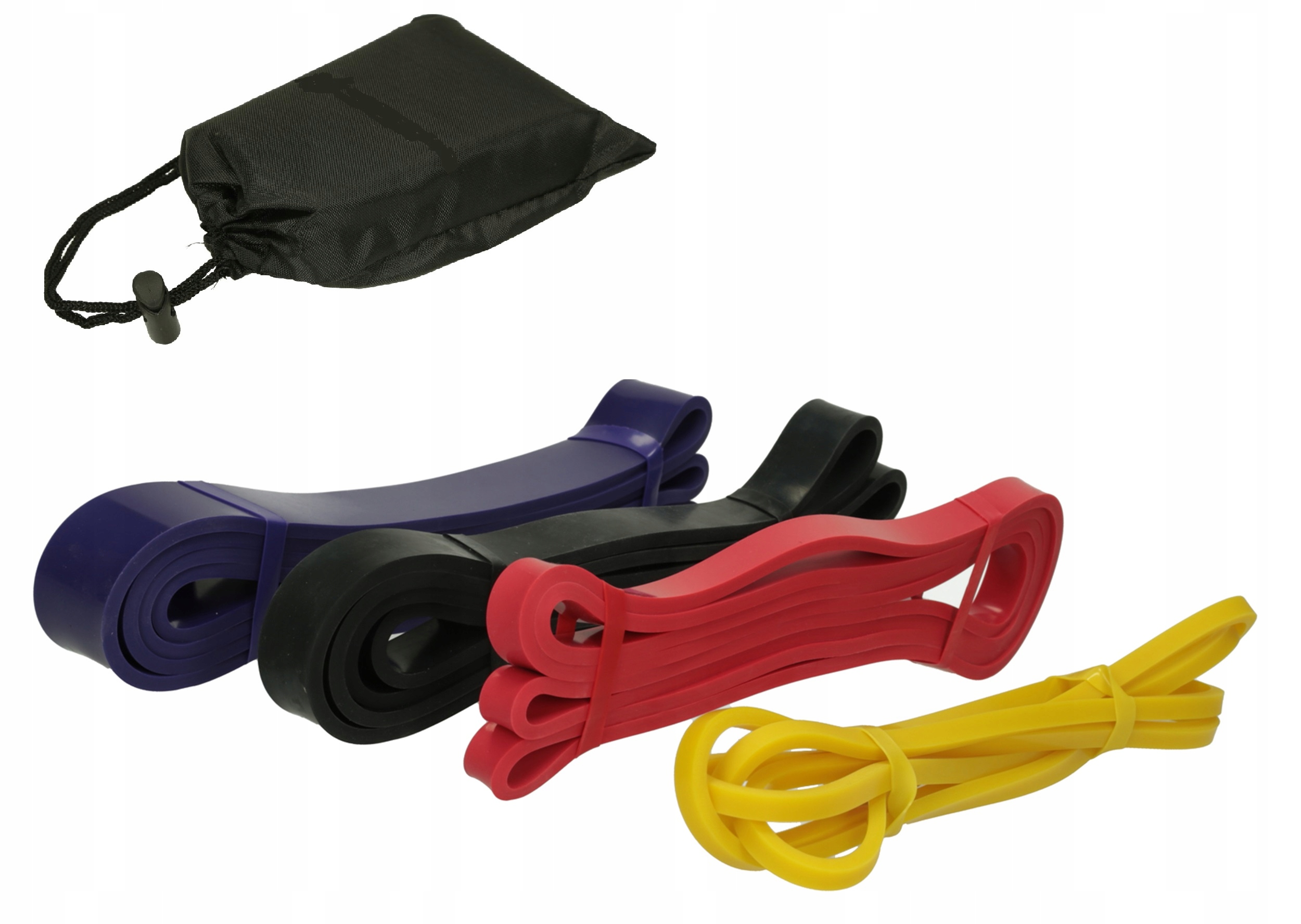 

047 Zestaw 4 Gum Taśm Power Band Fitness Crossfit