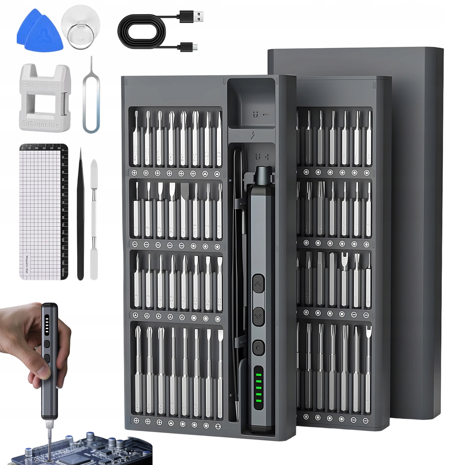 Sada Přesných Šroubováků S Bity 74V1 Univerzální Elektrické Šroubováky