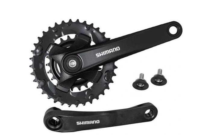 Korba Shimano FC-MT101 Alu Napęd 2x9 36x22 L 175mm Komplet Czarne