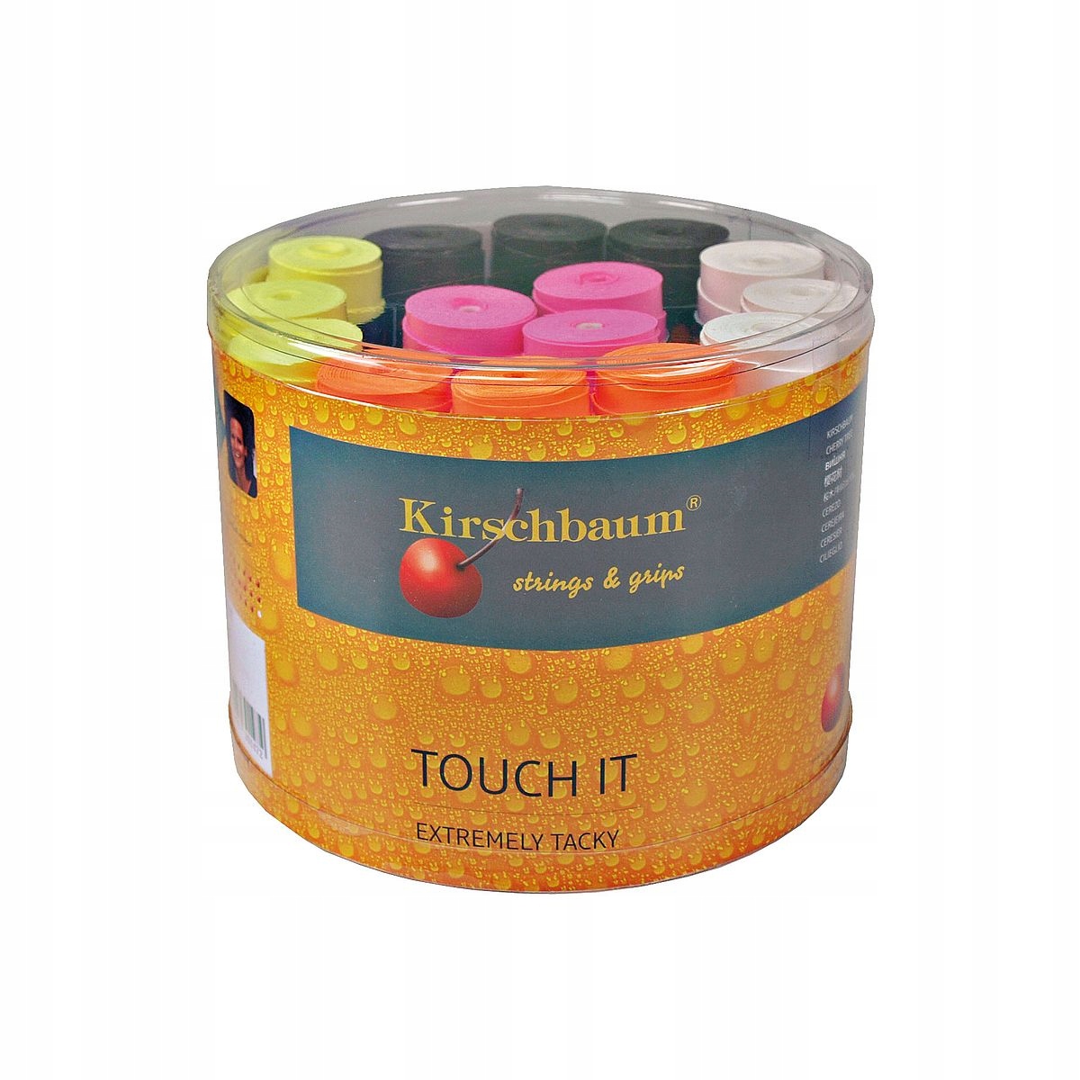 Vrchní obaly Kirschbaum Touch It Overgrip Barevné 0,50 mm 60 ks