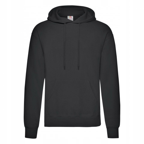 

Bluza męska Hooded Sweat FruitLoom Czarny 5XL
