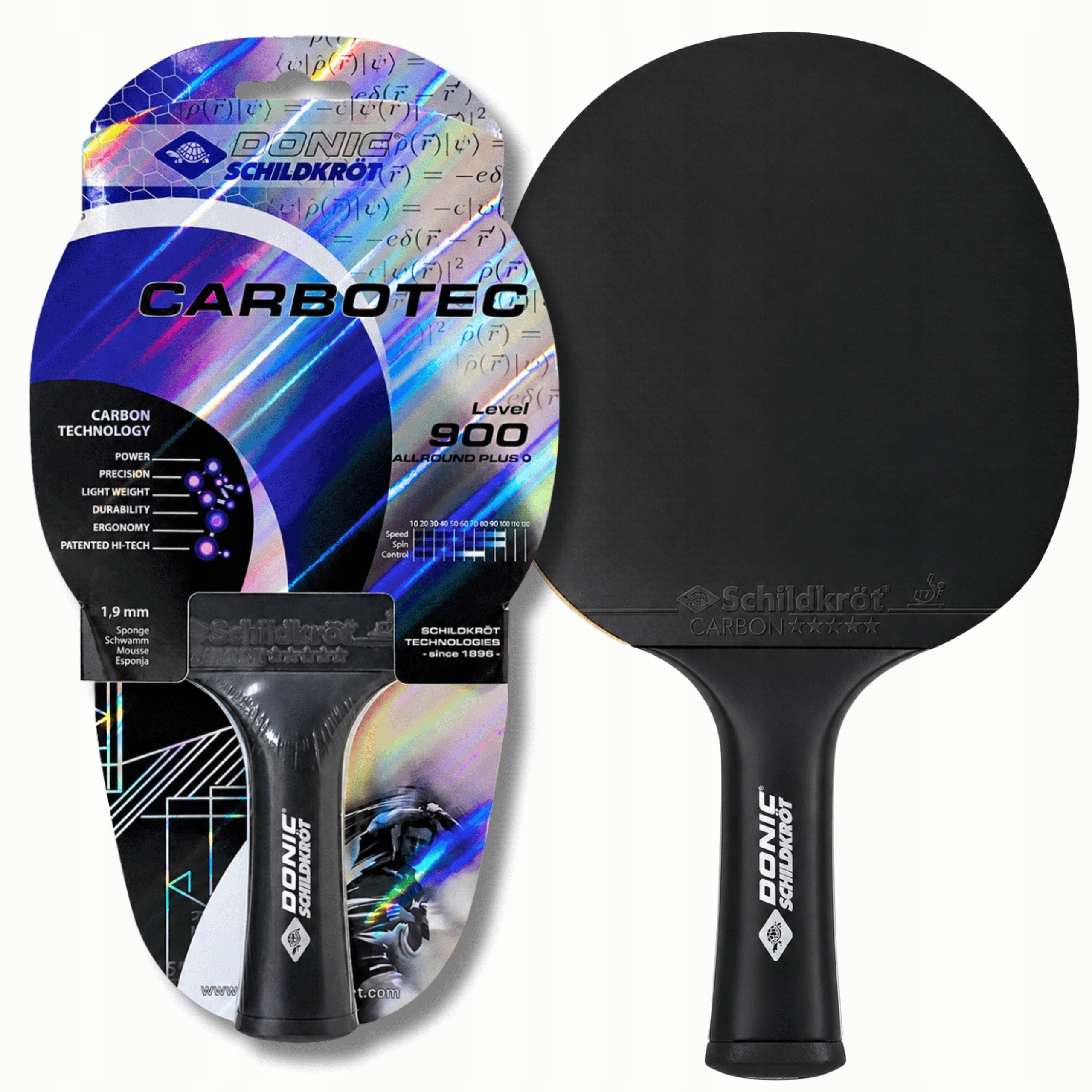 Karbonová Raketa Pro Stolní Tensia Donic-Schildkröt CarboTec 900