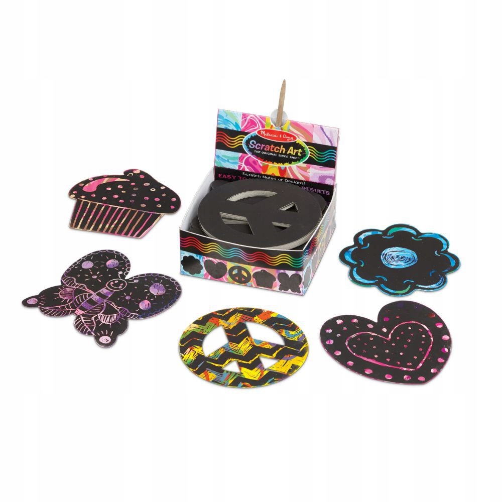 

Melissa N Doug Scratch Art Mini Notatnik Przyjaźń