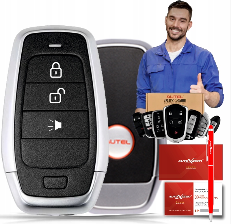 Univerzální Klíč Autel IKEYAT003AL 3-TLAČÍTKOVÝ