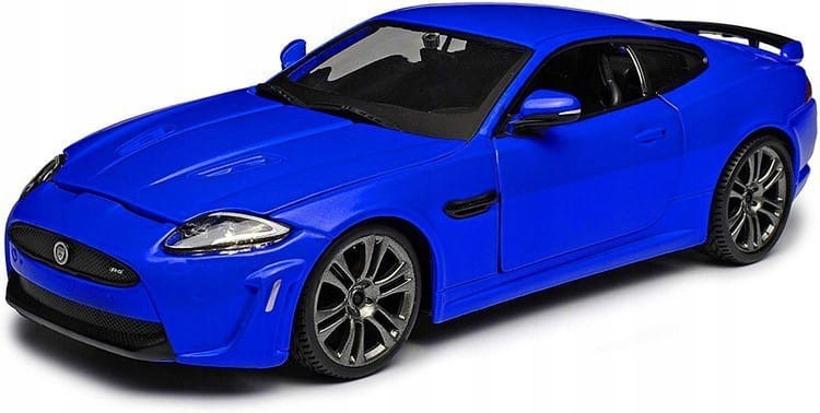 Model kovový Jaguar Xkr-s modrý