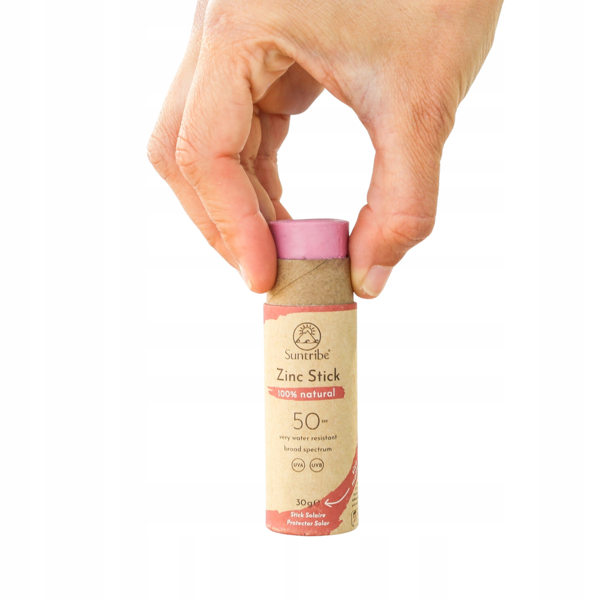 Suntribe Opalovací tyčinka se zinkem Spf 50 pretty pink 30 g