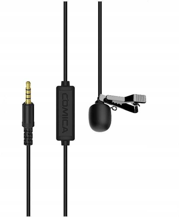 Csíptetős mikrofon Comica CVM-V01SP 4,5m [mini jack 3,5mm Trrs]